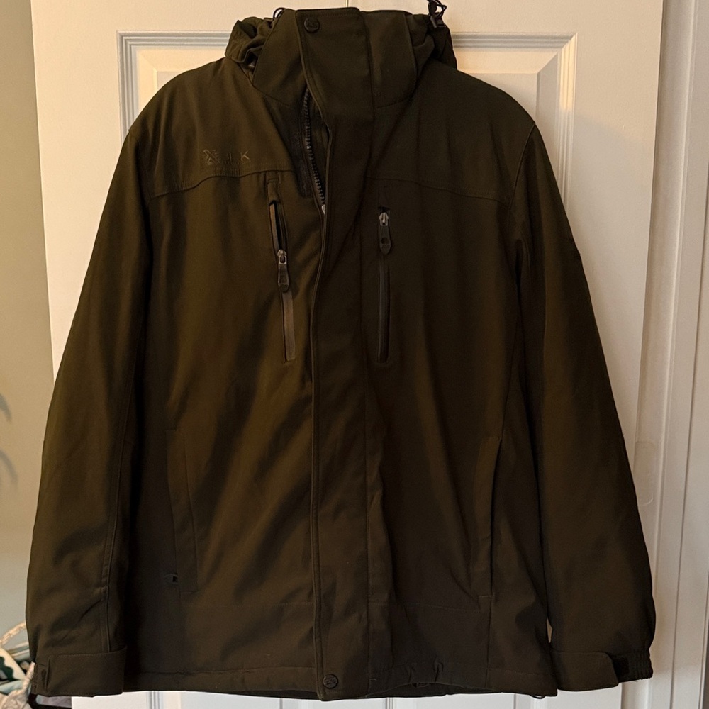 ZeroXposur Men's Dark Green Performance Jacket